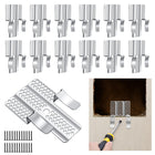12 pakke gipsreparationsklip, 1/2'' væglimningsskive med 24 skruer