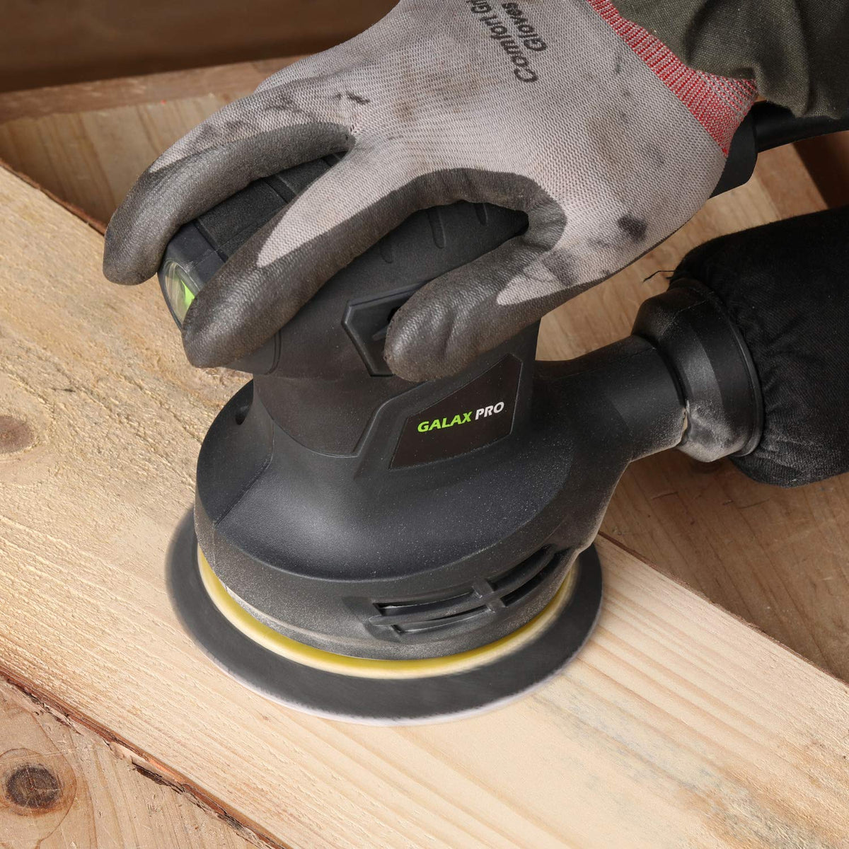 LinkMejor 13000OPM Random Orbital Sander 6 Variable Speed with 15 Sandpaper