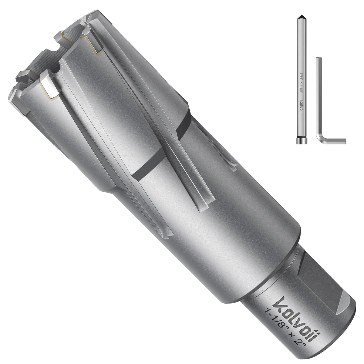 LinkMejor TCT Wkrętak annularny 1‑1/8" średnica x 2" głębokość, Mag wiertło