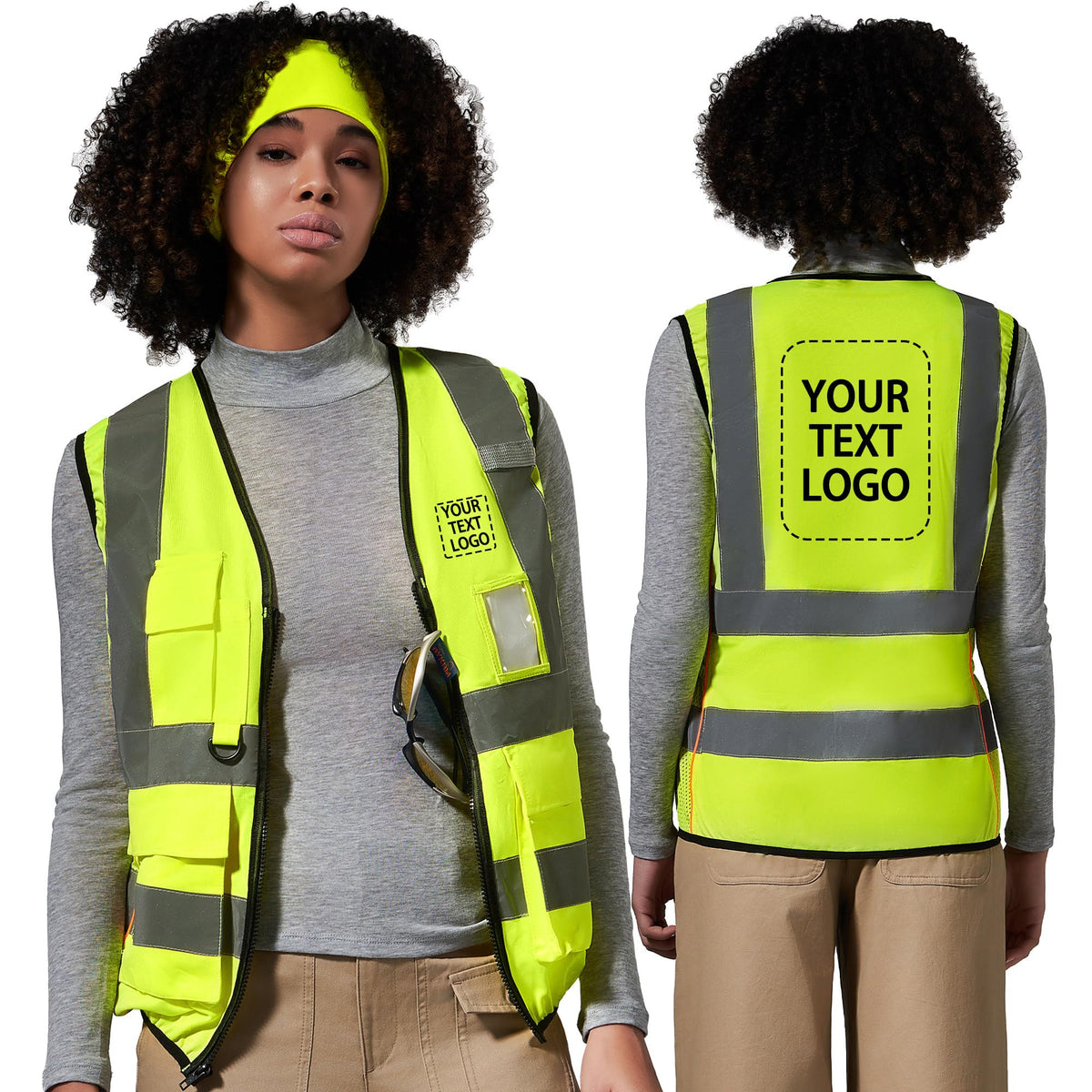 LinkMejor giubbotto di sicurezza personalizzato donne Personalizza Logo