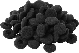 70pcs Cuscino di Sostituzione per Auricolari, Cuscini Auricolari in Spugna Morbida con Foro Interno da 1.8mm, Copriorecchi in Schiuma Respirabile, Copriorecchi per Auricolari che Si Adattano a quasi Tutti gli Auricolari Piatti, Rotondi e Ovale, 35 Pa