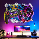 LinkMejor Gaming Gamer Controller Video Game Boys Muretskilte Sticker