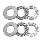 S51102 Thrust Ball Bearing 15mm Bore 28mm OD 9mm Thick Stainless Steel with Washers 2pcs