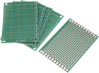70mm x 50mm Single Side Copper Prototype PCB Circuit Board Green 5 Pcs