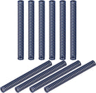 3D Printer Die Spring, 10pcs 10mm OD 100mm Long Spiral Stamping Light Load Compression Mould Die Springs for 3D Printer Electric Part, Blue