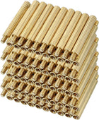 100pcs M2 20+3mm Male Thread Brass Round Standoff Spacer Screw PCB