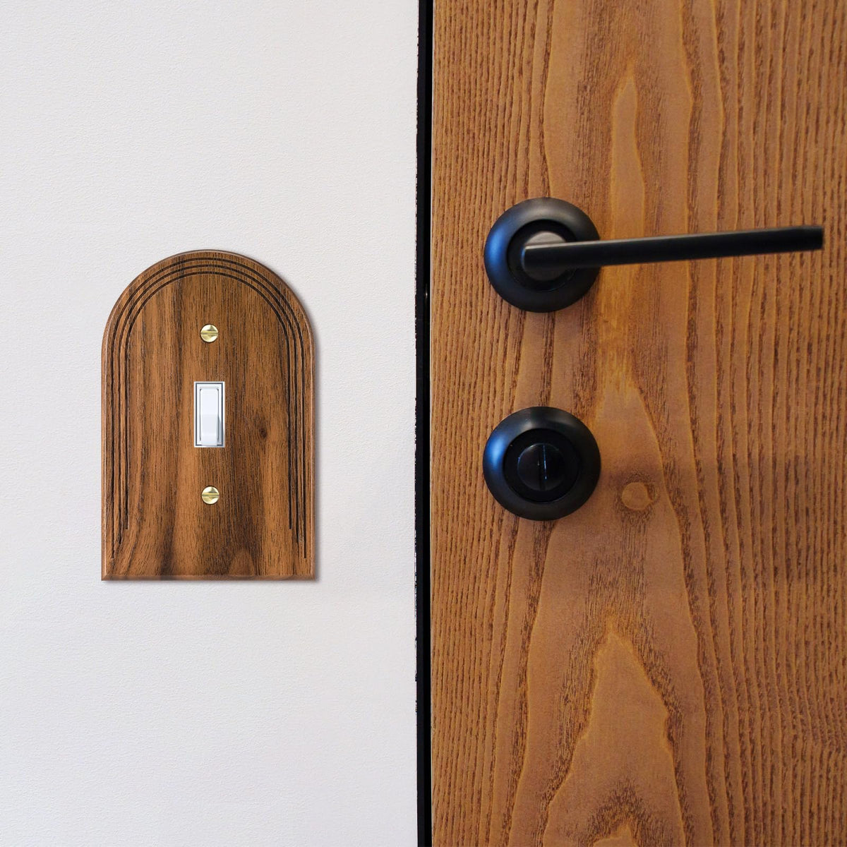 رابط أفضل 10 قطع غطاء مفاتيح من خشب الجوز، 8.2 * 13سم، مفتاح أرشيد واحد