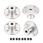 3.17mm Inner Dia H12D10 Rigid Flange Coupling Motor Guide Shaft Coupler Motor Connector for DIY Parts 4Pcs