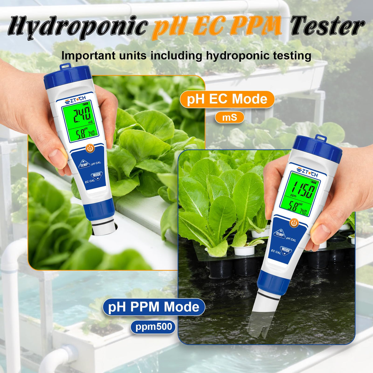 Dijital Havuz Klor Tuzu Test Cihazı, Havuz Su pH Tuzluk Metresi