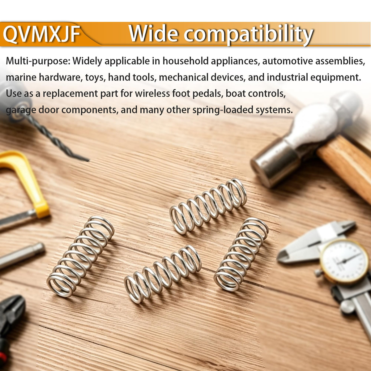 LinkMejor C-750 Molla di Compressione - 4 Confezioni, OD 3/4" in x Lunghezza 2" in