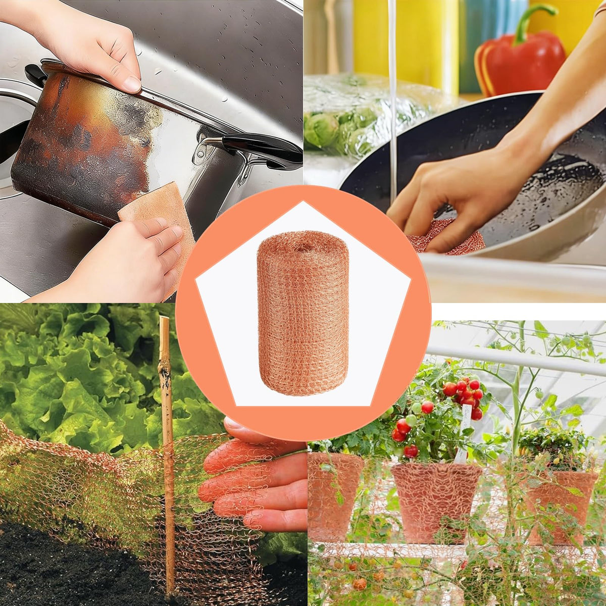 �opper Mesh 런던 방지, 5 in x 50ft 쿱울루스 울타리 마우스, 뱀둥이 & 박쥐용