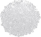 1600Pcs Glass Seed Beads, 3mm 8/0 Loose Mini Beads with Hole, Bulk Craft Spacer for Earring Bracelet Necklace Jewelry Making, Clear