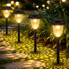 LinkMejor 8 Pack Luces de Pista Solar para Exterior, LED Blanco Cálido