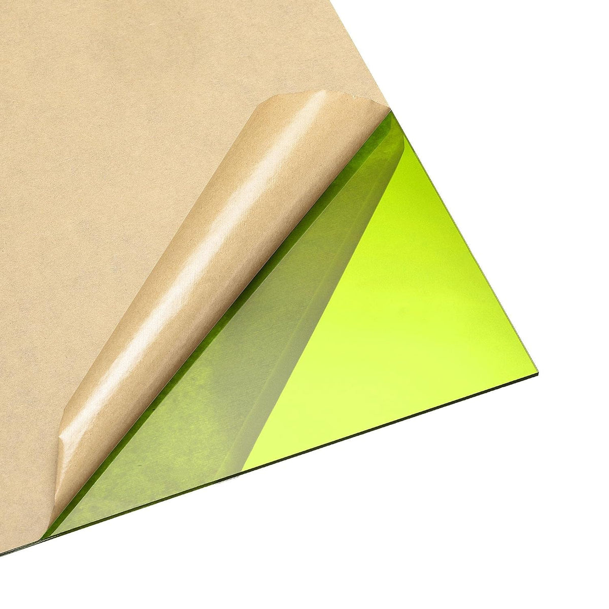 Green Clear Cast Acrylic Sheet,12" x 12",3mm Thick,Plastic PMMA Acrylic Board for Signs Display Projects,Craft