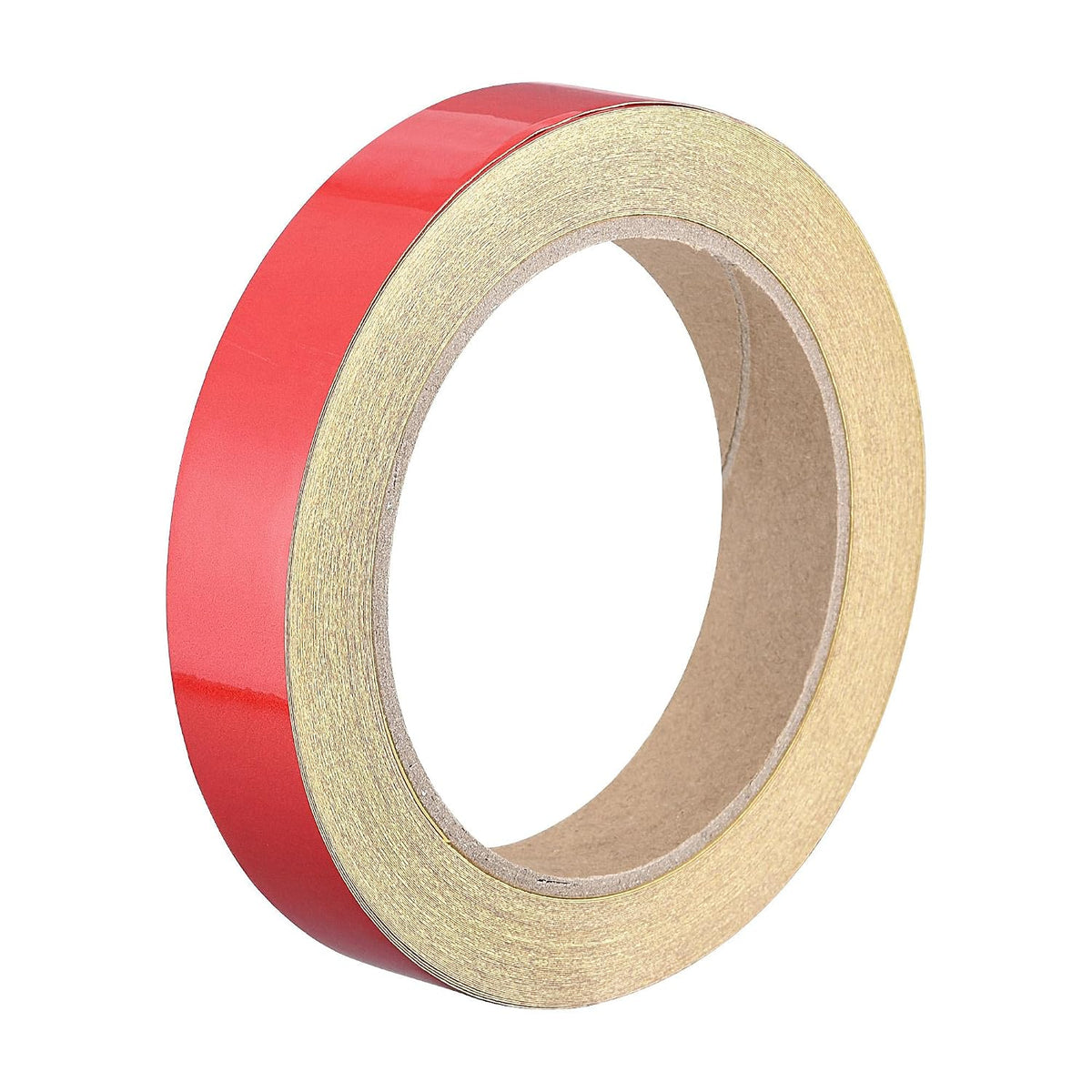 Reflective Tape Red, 20mm x 25m, Outdoor Waterproof Warning Tape for Bikes, RV, and Boat Striping Marking