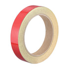 Reflective Tape Red, 20mm x 25m, Outdoor Waterproof Warning Tape for Bikes, RV, and Boat Striping Marking
