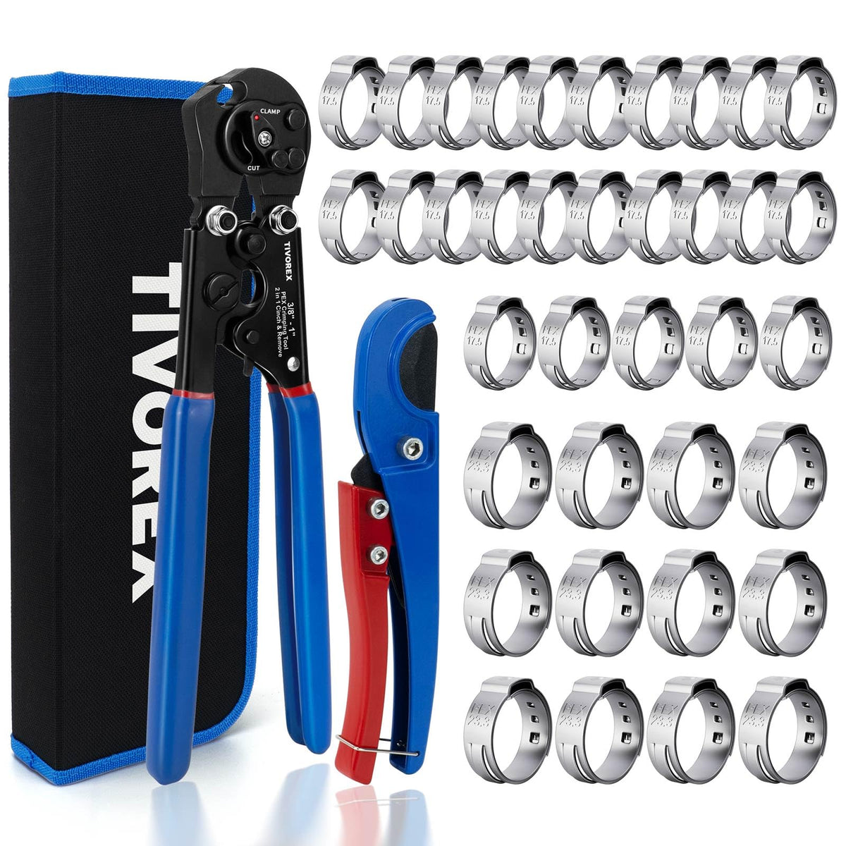 LinkMejor PEX Bükme Aracı Seti, Çevirme Pex Klip Aracı ile Cinch ve Kaldırma