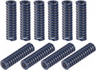 3D Printer Die Spring, 20pcs 8mm OD 30mm Long Spiral Stamping Light Load Compression Mould Die Springs for 3D Printer Electric Part, Blue