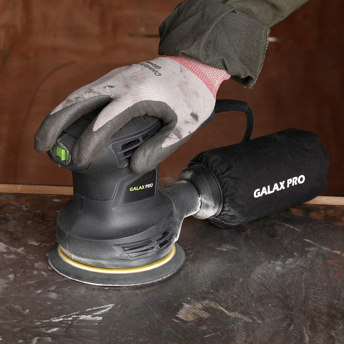 LinkMejor 13000OPM Random Orbital Sander 6 Variable Speed with 15 Sandpaper