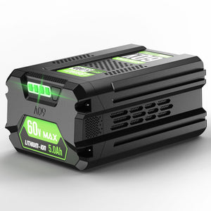 LinkMejor Replacement for Greenworks 60V Battery 5.0Ah, New Upgraded 5X Longer Runtime, Compatible with Greenworks 60V Cordless Power Tool, for 60V Battery LB60A02 LB60A03 LB602 LB6025