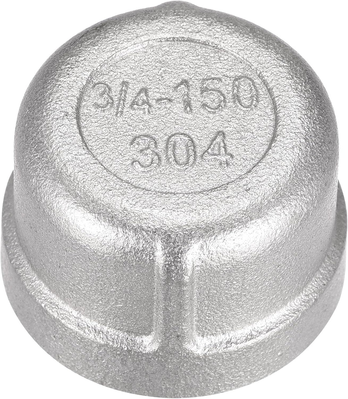 304 Stainless Steel Pipe End Cap Fitting 3/4 NPT Female Thread Plug