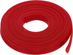Genişletilebilir Kablo Kılıfı, 1-inç 25ft Kablo Kılıfı, Kırmızı