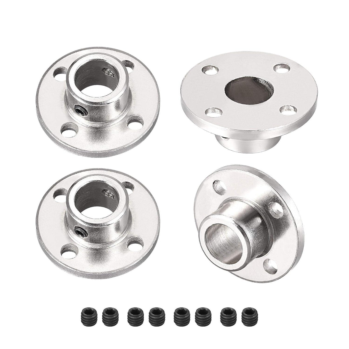 11mm Inner Dia H13xD18 Rigid Flange Coupling Motor Guide Shaft Coupler Motor Connector for DIY Parts 4Pcs