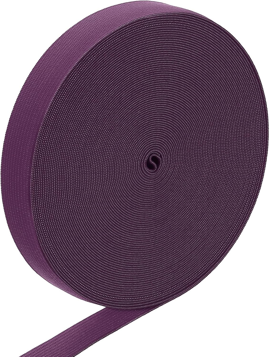 LinkMejor Elastic Band, 0.7" x 15 Yard Stretch Knit Elastic Bands Fabric Elastic Band for Sewing, Wigs, Waistband, Pants, Craft DIY (Grape Purple)