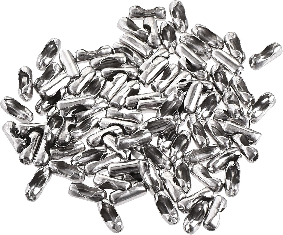 Ball Chain Connector, Ball Chains Clasp Crimp Clips Link Stainless Steel Connection