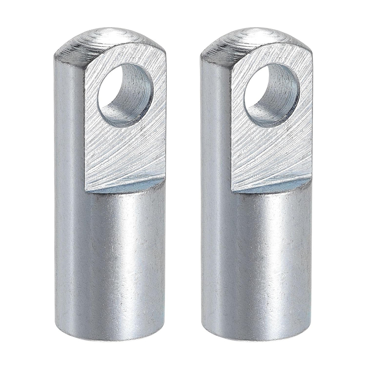 Air Cylinder Rod Clevis End M12x1.25 Female Thread 62mm Length I Type Connector 2pcs