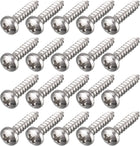 2.9mm x 13mm Cross Head Pan Head Self Tapping Screw Fasteners 100 Pcs