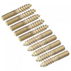 M4x25mm Hanger Bolts, 48pcs Double Ended Thread Dowel Screws for Wood Furniture