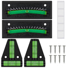 LinkMejor 2+2Pack T-format RV nivå bubbel, camping bubbel nivå klistram/vägg