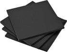 Black EVA Foam Sheets 10 x 10 Inch 10mm Thickness for Crafts DIY Projects, 4 Pcs