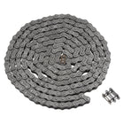 08B Metric Standard Roller Chain, 10 Feet Carbon Steel Chains 1/2" Industrial Roller Chain Drive Chain for Motorcycle Bicycle Industrial Machinery -240 Links