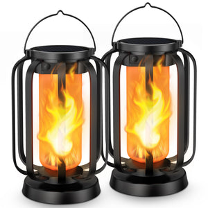 LinkMejor Gen2 Luminari Solare Outdoor cu Flacăra Ultra-Realistă