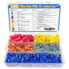 EnchufeMejor 328Pcs Conjunto de Nudos de Cable, Conjunto de Nudos de Cable y Tapas de Cable