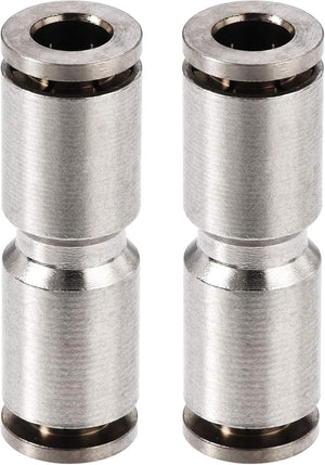 Push to Connect Tube Fitting Straight Pneumatic Connector for 6mm OD Tube 2pcs