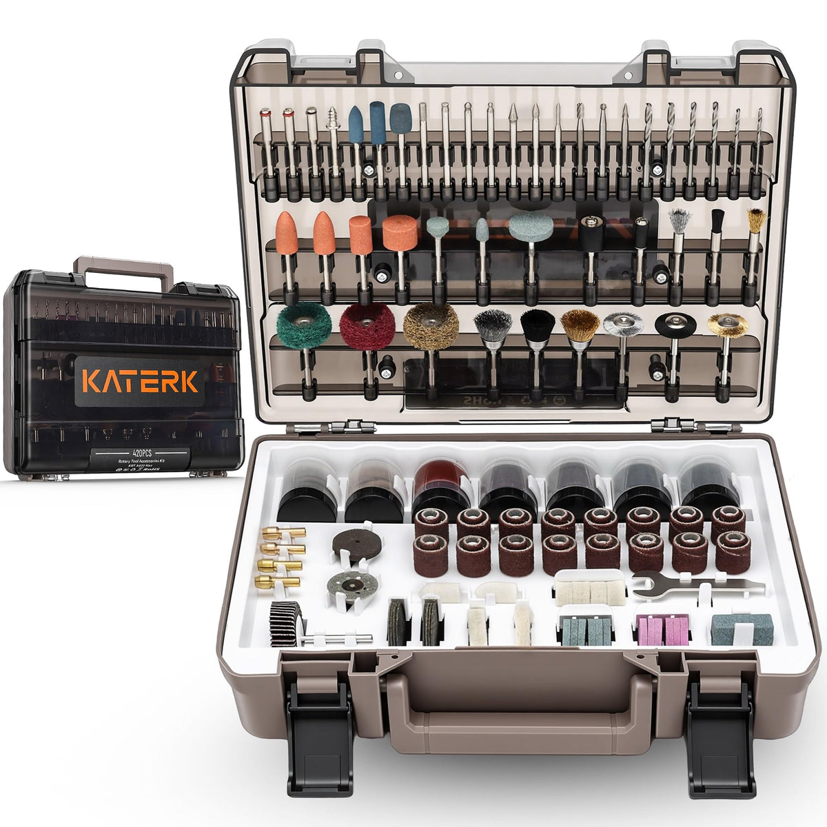 LinkMejor 420PCS Set di Accessori per Strumenti Rotativi Universali Set di Trapani