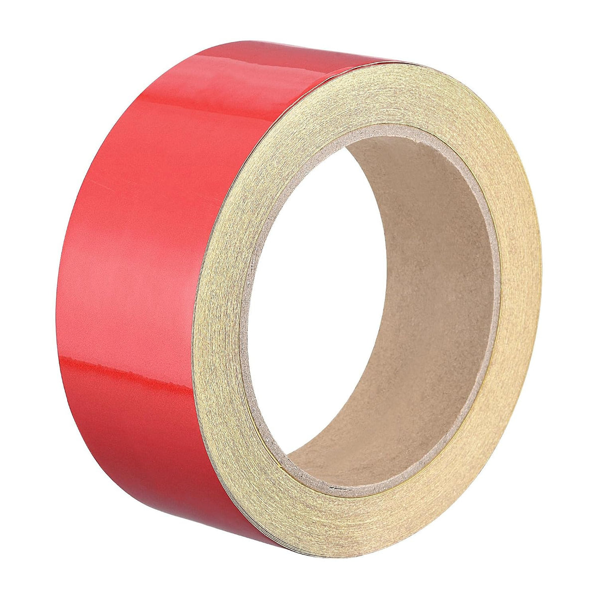 Reflective Tape Red, 50mm x 25m, Outdoor Waterproof Warning Tape for Bikes, RV, and Boat Striping Marking