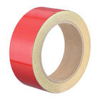 Reflective Tape Red, 50mm x 25m, Outdoor Waterproof Warning Tape for Bikes, RV, and Boat Striping Marking