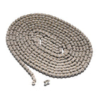 #25H/ DIN/ISO 04CH Roller Chain 10 Feet 1/4" Pitch Carbon Steel Roller Chains with 1 Free Master Connector Links for Go-Karts, Bicycles, 480 Links