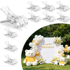 10 PCS Transparante Ballonboog Clips voor Achtergrond, 3.5" Onzichtbare Springklem