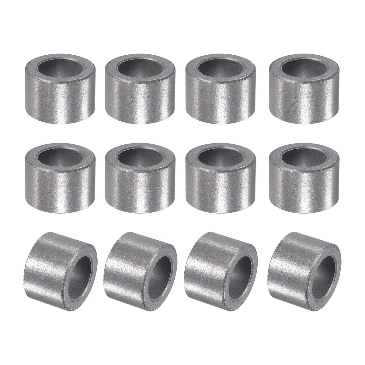 Sleeve Bearings 14mm Bore 22mm OD 15mm Length Sintered Iron Self-Lubricating Bushings 12pcs