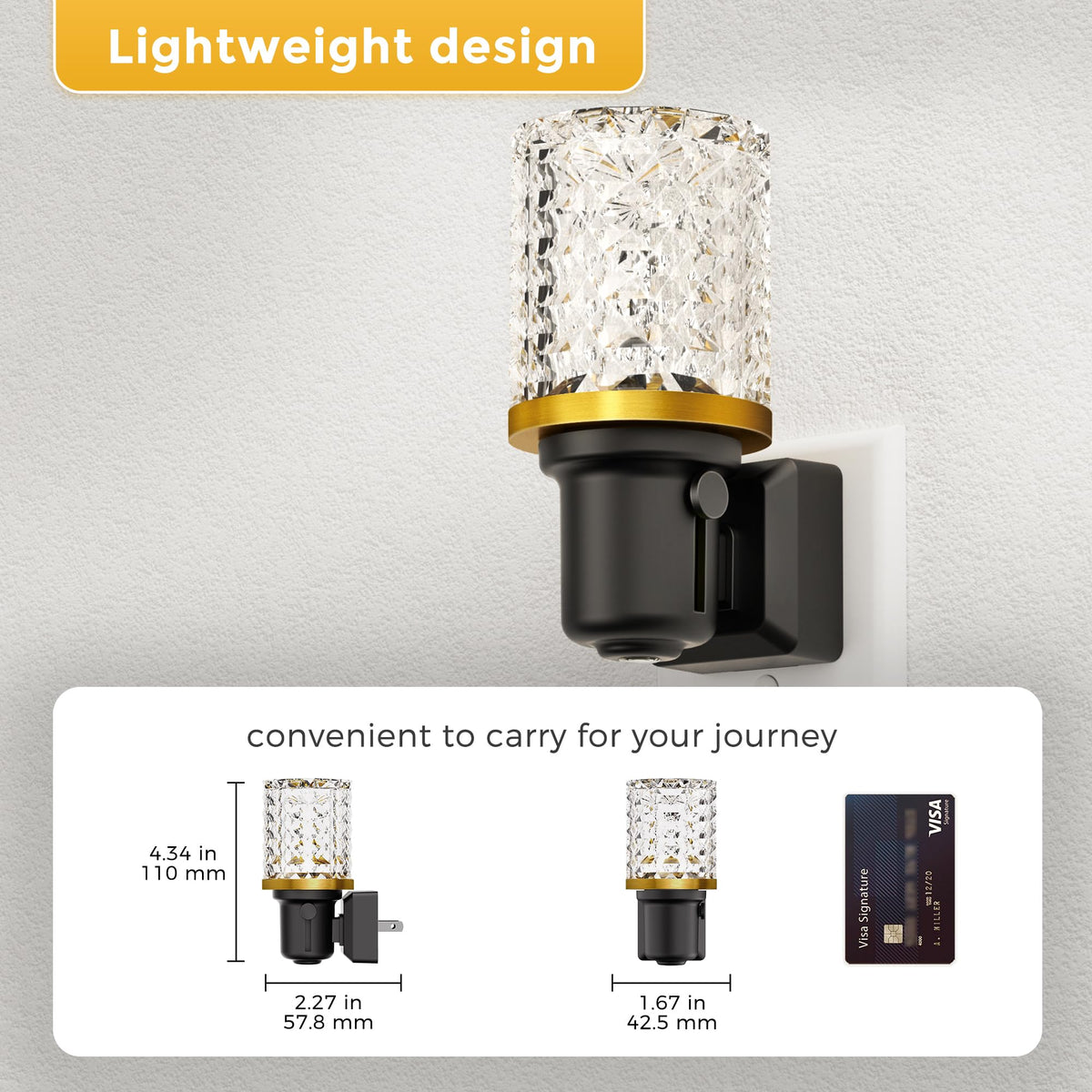 LinkMejor Night Light, Dimmable Night Lights Plug into Wall