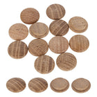20Pcs Wood Button Plugs, 18mm / 0.71" Hardwood Screw Hole Plug Mushroom Wooden Caps Buttons Oak Wood Plug for Furniture Woodworking Craft Decor (23mm x 18mm)