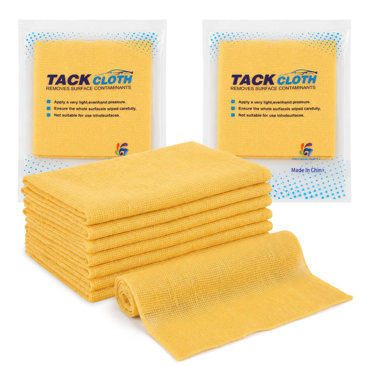 8 Pcs Tack Cloths, 17.7 x 35.4 in Tack Cloths for Woodworking, Sanding