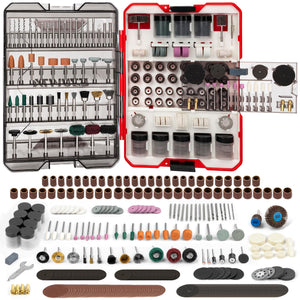 LinkMejor 618PCS Rotary Tool Accessories Kit,Red