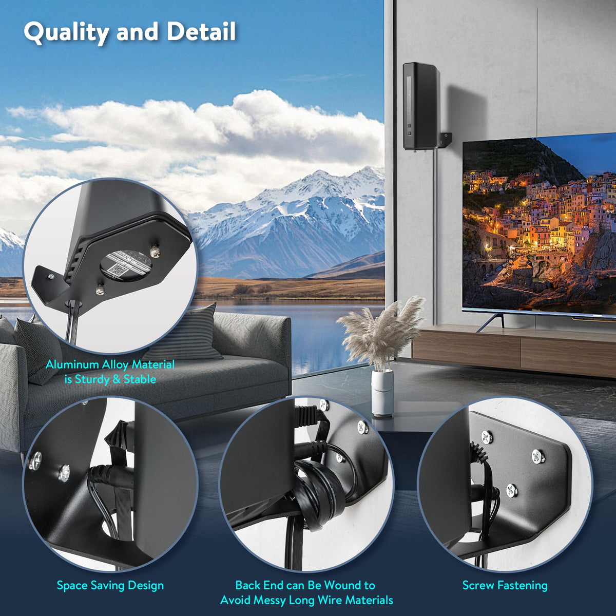 LinkMejor Wall Mount Bracket for Nighthawk and Orbi WiFi 7 Router - 1 Pack