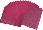 LinkMejor Magenta Glitter EVA Foam Sheets 11 x 8 Inch 2mm Thick for Crafts DIY Projects 24 Pcs
